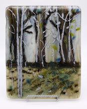 Load image into Gallery viewer, Serene winter tree scene plate