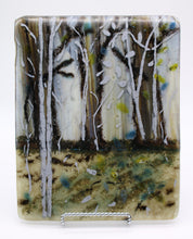 Load image into Gallery viewer, Serene winter tree scene plate