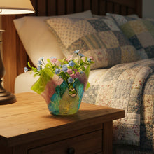 Load image into Gallery viewer, Quilt Inspired Large Vase
