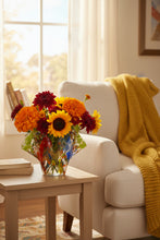 Load image into Gallery viewer, Multi Colored Flower Vase