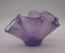 Load image into Gallery viewer, Light Red, Blue and white Striped Vase