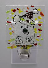 Load image into Gallery viewer, Christmas Bear with yellow and red Confetti