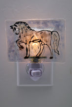 Load image into Gallery viewer, Black and White Horse Night Light