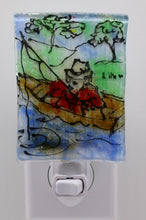 Load image into Gallery viewer, Fisherman in Boat Night Light