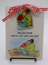 Load image into Gallery viewer, Love Watercolor Card with Glass Suncatcher