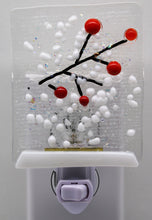 Load image into Gallery viewer, Cranberry Branch covered in Snow Night Light