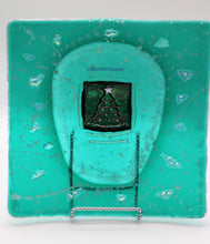 Load image into Gallery viewer, Green Christmas Tree Platter