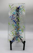 Load image into Gallery viewer, Abstract on Clear Glass Platter

