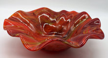 Load image into Gallery viewer, Large Red, Yellow, Orange and Green Swirl Bowl
