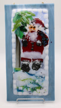 Load image into Gallery viewer, Whimsical Santa Hanging Suncatcher
