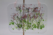 Load image into Gallery viewer, White and Pink Flower in field Suncatcher
