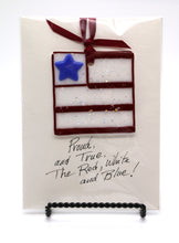 Load image into Gallery viewer, Patriot Flag Sun Catcher Card
