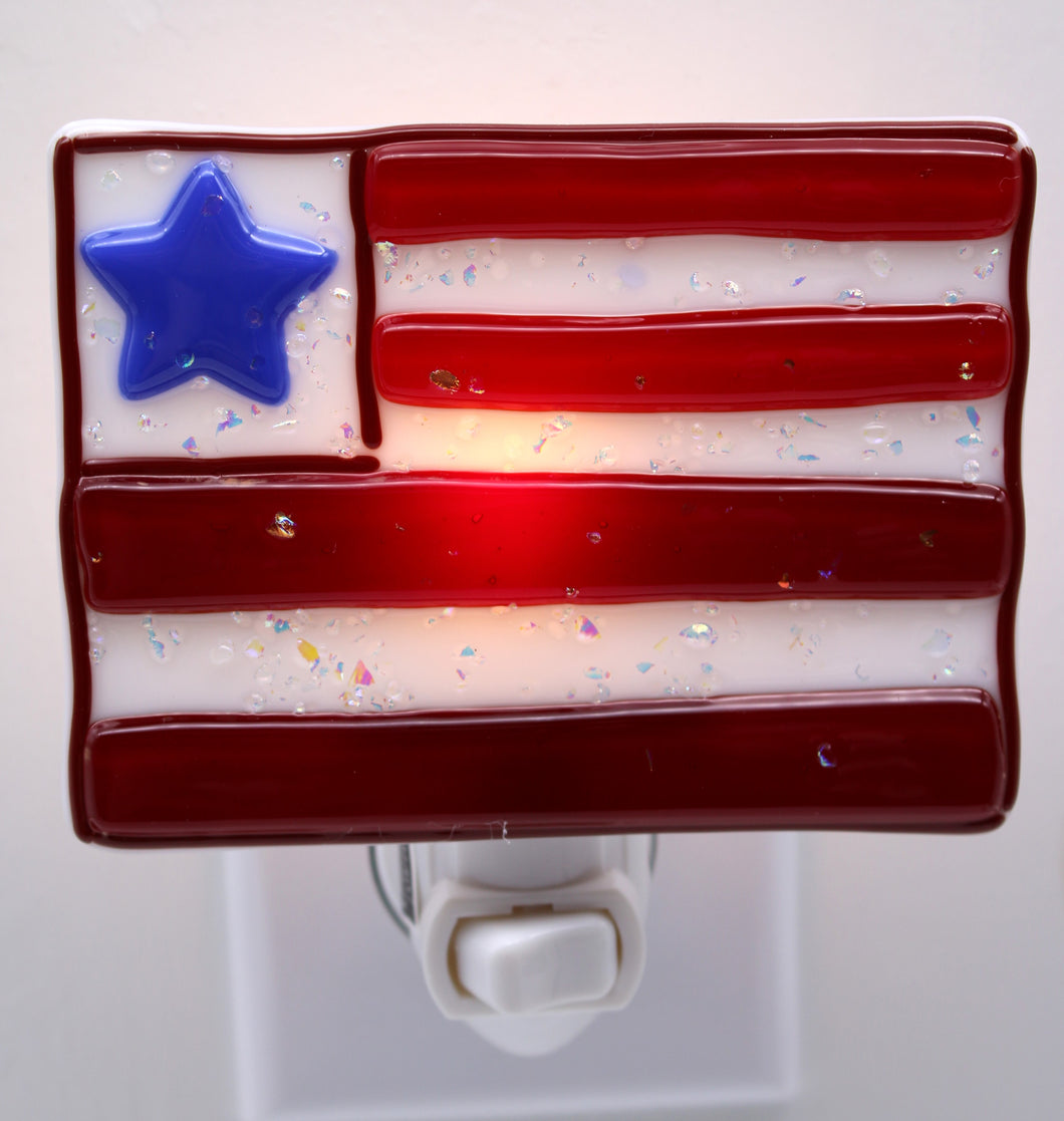 Patriotic Flag Night Light