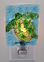 Load image into Gallery viewer, Sea Turtle on Clear Glass Night Light
