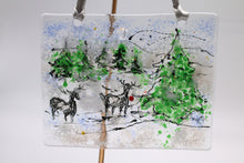 Load image into Gallery viewer, Winter snow Scene Suncatcher
