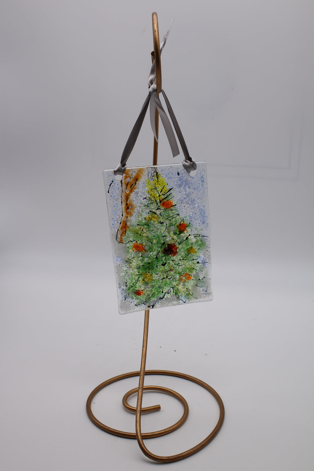 Winter Christmas Tree Suncatcher