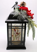 Load image into Gallery viewer, Medium Christmas Cardinal Lantern
