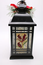 Load image into Gallery viewer, Medium Christmas Cardinal Lantern
