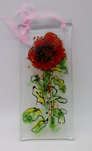 Load image into Gallery viewer, Red Chrysanthemum suncatcher
