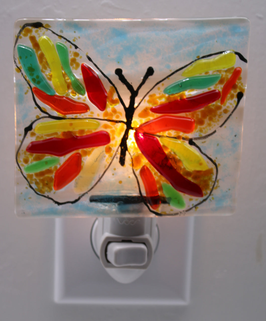 Multicolored Butterfly Night Light