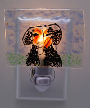 Load image into Gallery viewer, Black, white and brown puppy Night Light
