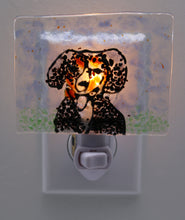 Load image into Gallery viewer, Black, white and brown puppy Night Light
