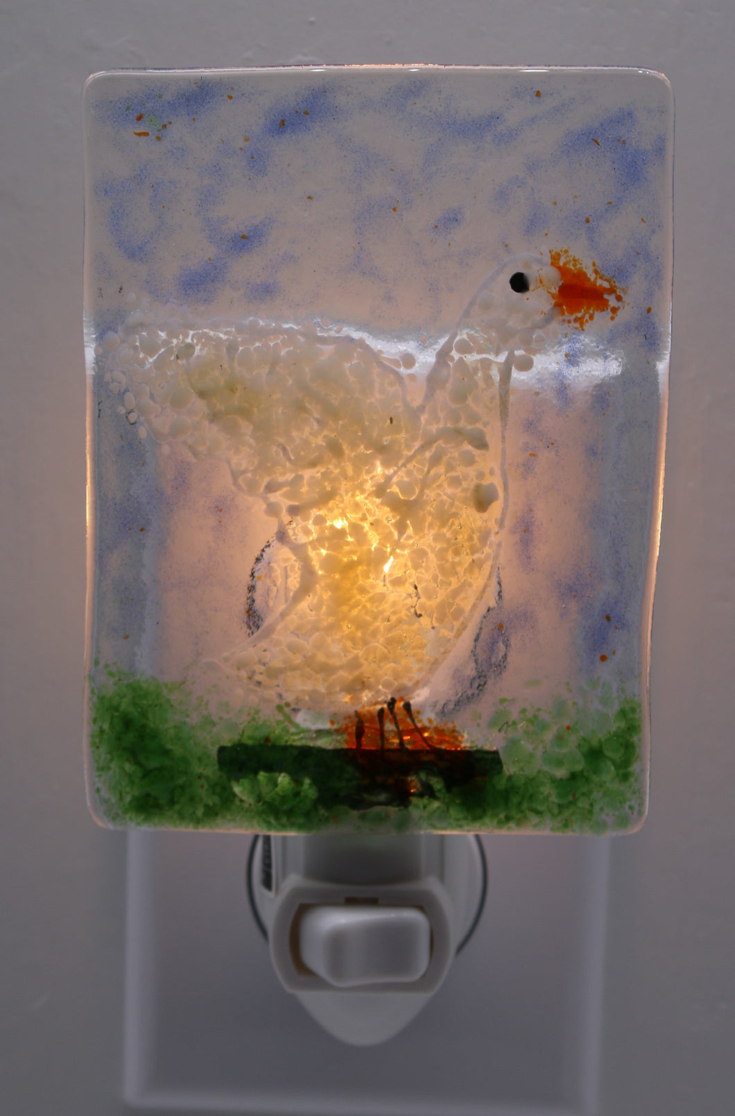 White and Yellow Duck Night Light