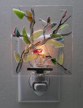 Load image into Gallery viewer, Yellow, Purple - Clear and Pink Flowers Night Light
