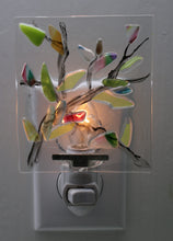 Load image into Gallery viewer, Yellow, Purple - Clear and Pink Flowers Night Light
