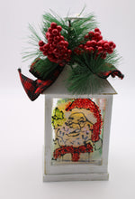 Load image into Gallery viewer, Small White Wooden Christmas Lantern
