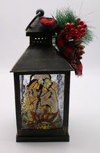 Load image into Gallery viewer, Small Black Nativity Story Lantern

