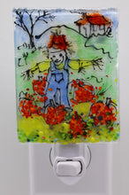 Load image into Gallery viewer, Scarecrow in Pumpkin Field Night Light
