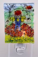 Load image into Gallery viewer, Scarecrow in Pumpkin Field Night Light
