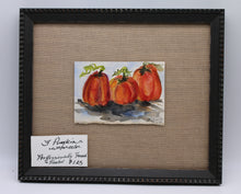 Load image into Gallery viewer, Three Pumpkins watercolor Painting
