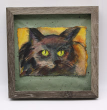 Load image into Gallery viewer, Black Cat Watercolor Painting
