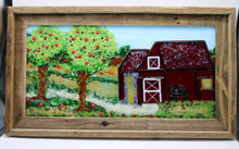 Load image into Gallery viewer, Barn and Apple Trees Framed
