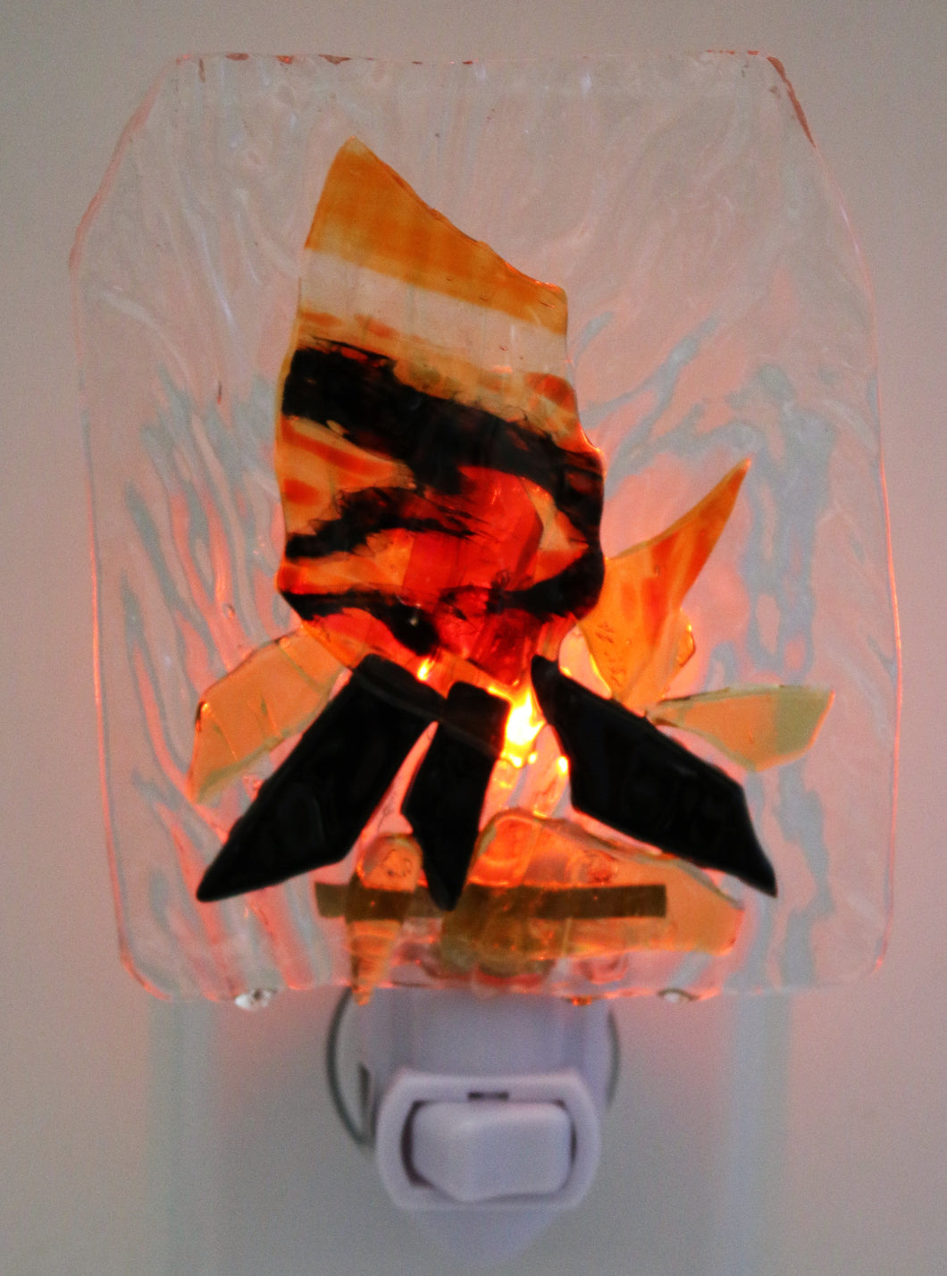 Abstract Campfire Night Light