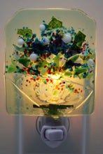 Load image into Gallery viewer, Blue and Green Flowers Night Light
