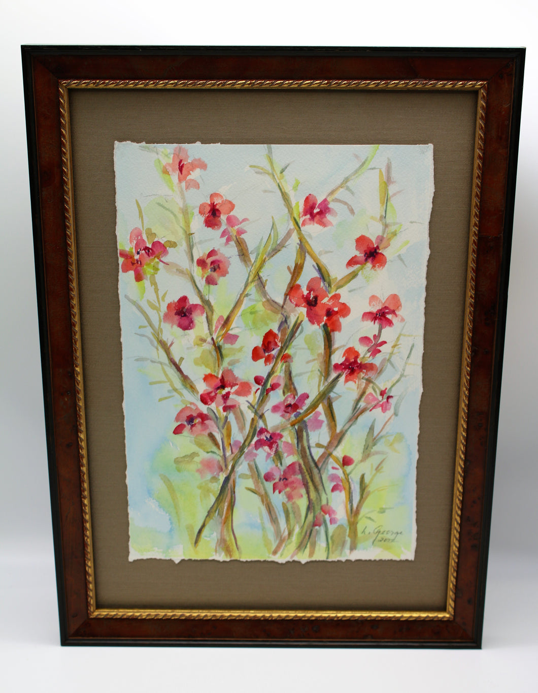 Crab Apple Watercolor Painting