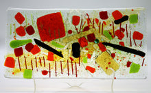 Load image into Gallery viewer, Oblong Abstract serving or decorative Plate
