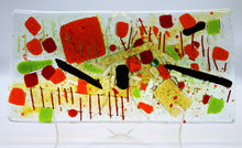 Load image into Gallery viewer, Oblong Abstract serving or decorative Plate
