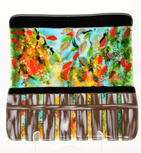 Load image into Gallery viewer, Fall Foliage Behind Fence Plate
