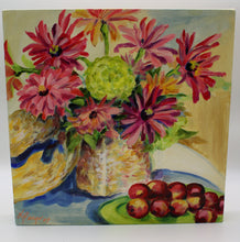 Load image into Gallery viewer, Zinnias with Cherries
