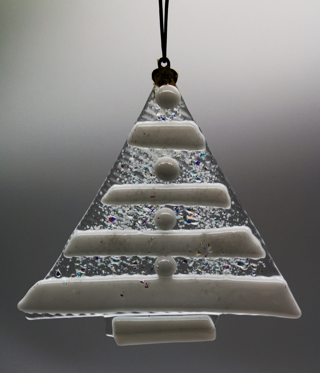 White Triangle Tree Ornament