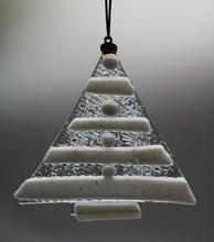 Load image into Gallery viewer, White Triangle Tree Ornament
