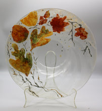 Load image into Gallery viewer, 12 x 12 Round Oak Leaf Swirl Bowl
