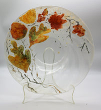 Load image into Gallery viewer, 12 x 12 Round Oak Leaf Swirl Bowl
