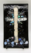 Load image into Gallery viewer, White and Silver Cross Plate
